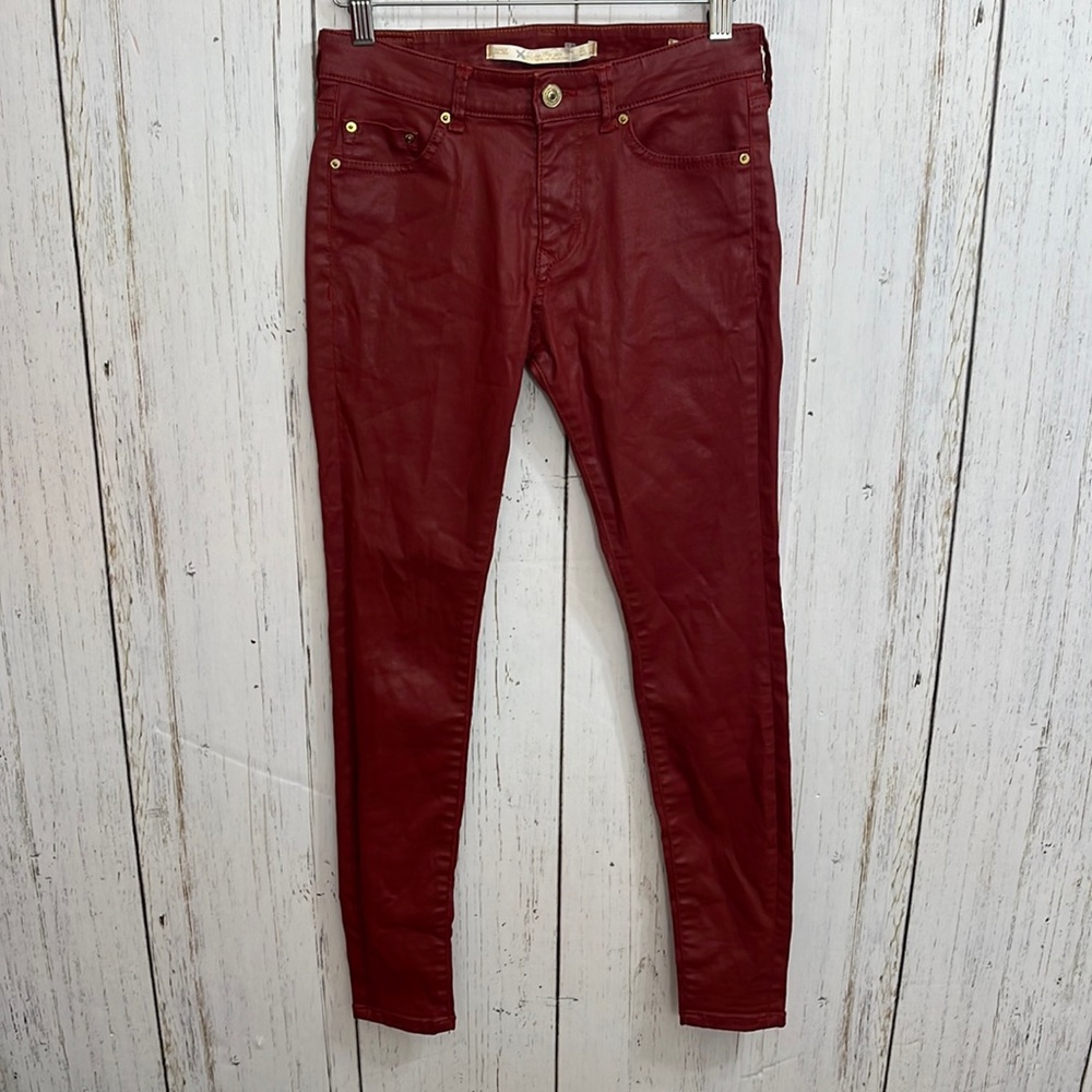 Leara Woman Red Jeans